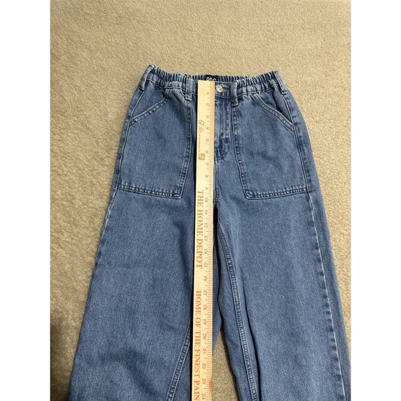 Urban Outfitters BDG 100% Cotton Denim Joggers Size 24 Oversized Elastic Waist - Picture 3 of 6